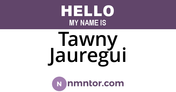 Tawny Jauregui