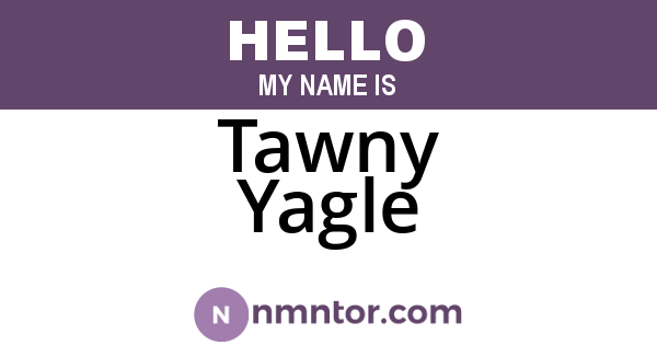 Tawny Yagle