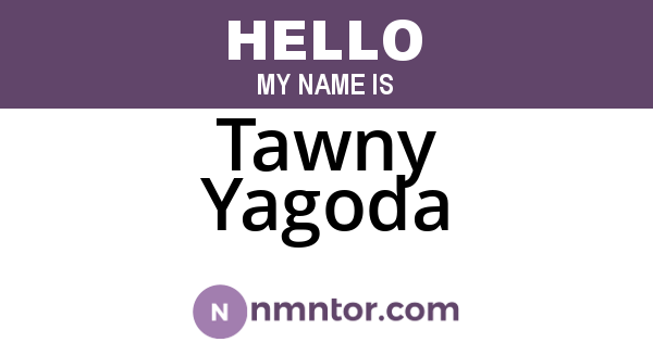 Tawny Yagoda