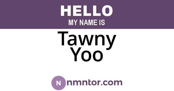 Tawny Yoo
