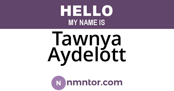 Tawnya Aydelott