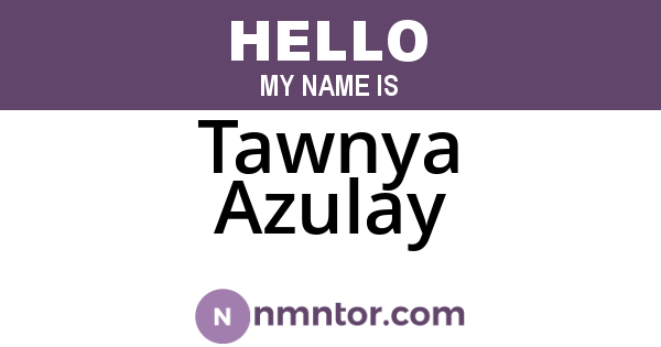 Tawnya Azulay