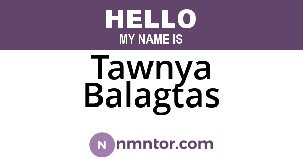 Tawnya Balagtas