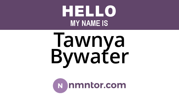 Tawnya Bywater