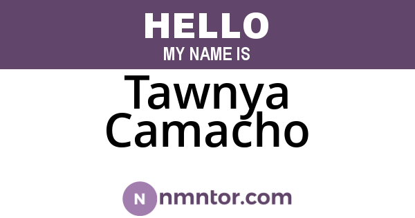 Tawnya Camacho