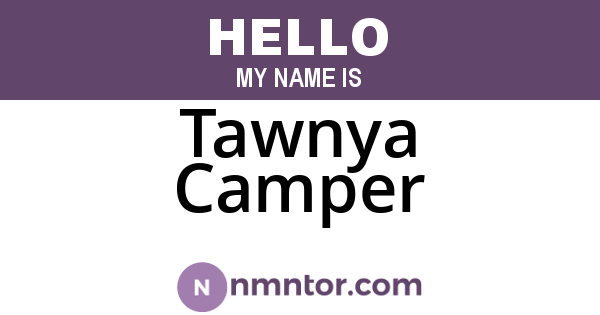 Tawnya Camper