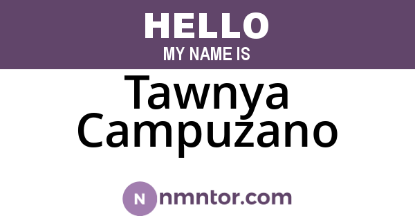 Tawnya Campuzano