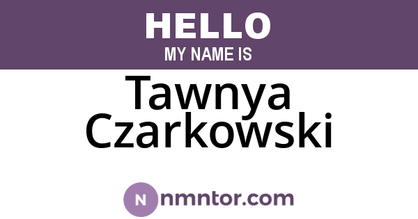 Tawnya Czarkowski
