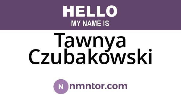 Tawnya Czubakowski