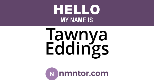 Tawnya Eddings