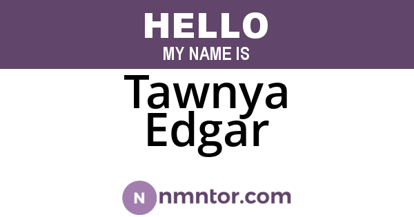 Tawnya Edgar