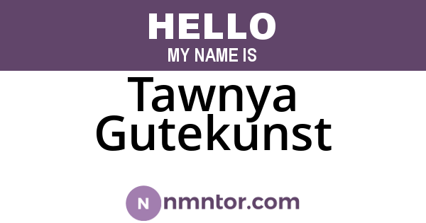 Tawnya Gutekunst