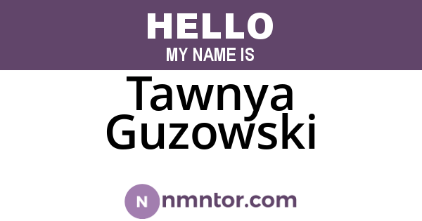 Tawnya Guzowski