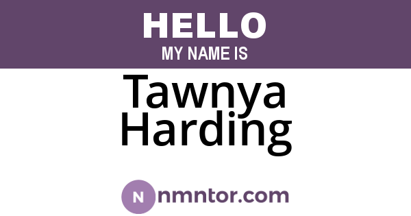 Tawnya Harding