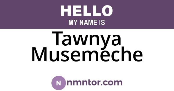 Tawnya Musemeche