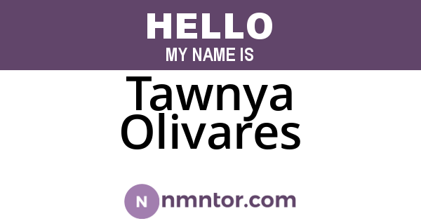Tawnya Olivares