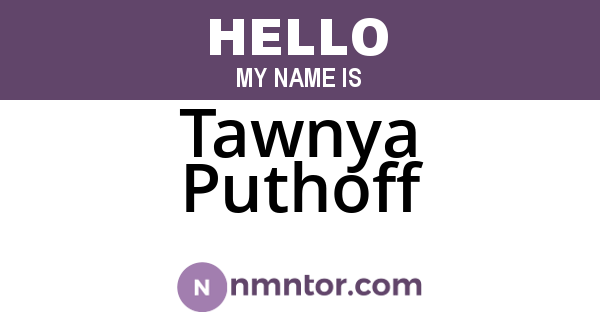 Tawnya Puthoff