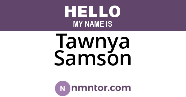 Tawnya Samson