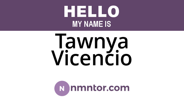 Tawnya Vicencio