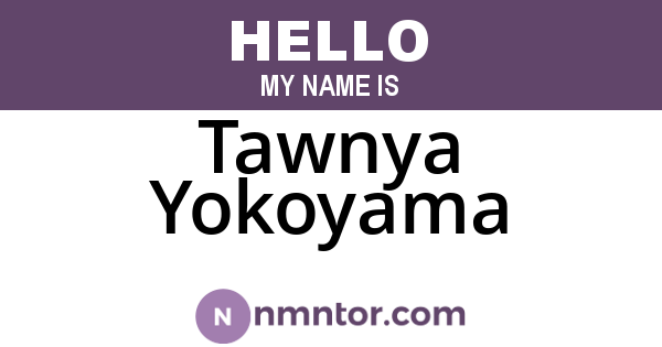 Tawnya Yokoyama