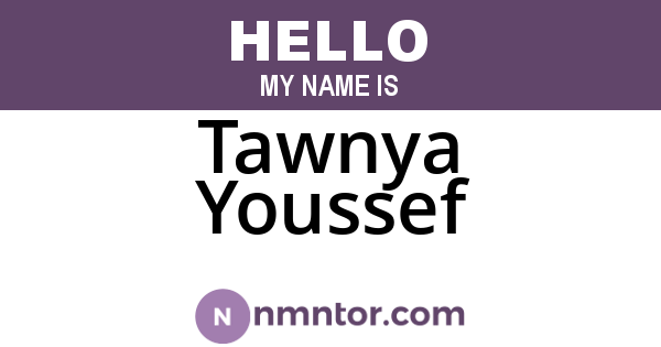 Tawnya Youssef