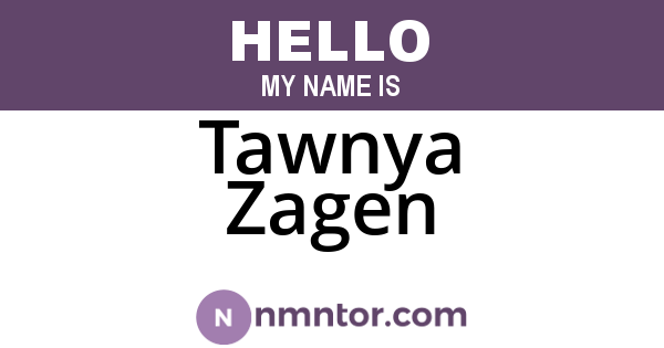 Tawnya Zagen