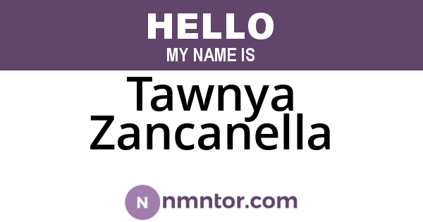 Tawnya Zancanella