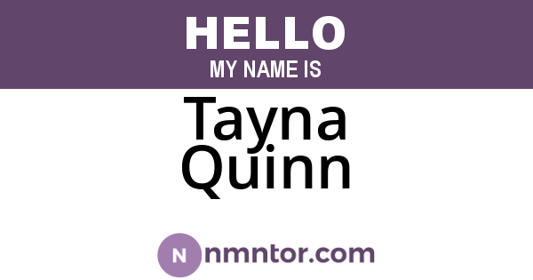 Tayna Quinn