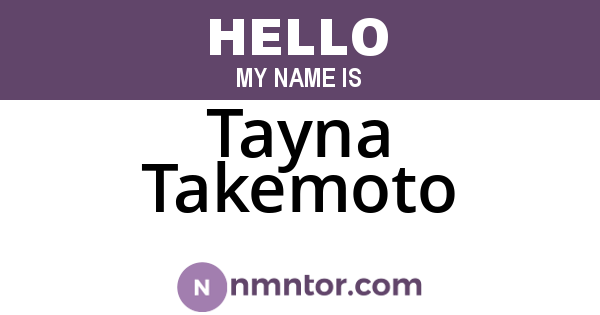 Tayna Takemoto