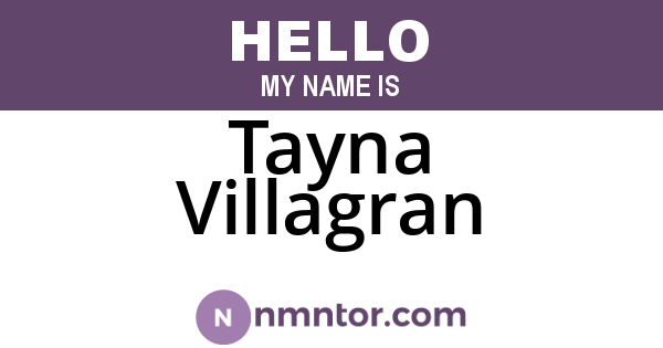 Tayna Villagran