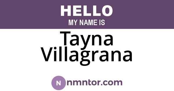 Tayna Villagrana