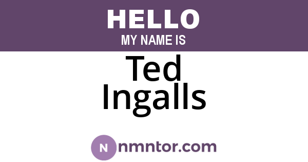 Ted Ingalls