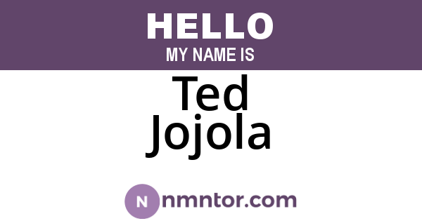 Ted Jojola