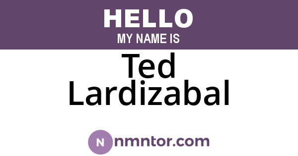Ted Lardizabal