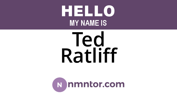 Ted Ratliff