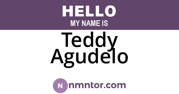 Teddy Agudelo