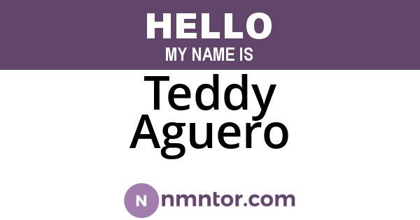 Teddy Aguero