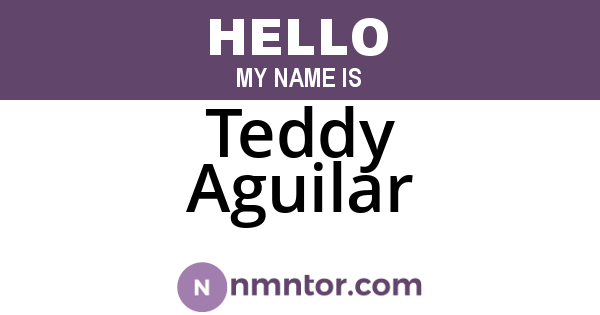 Teddy Aguilar