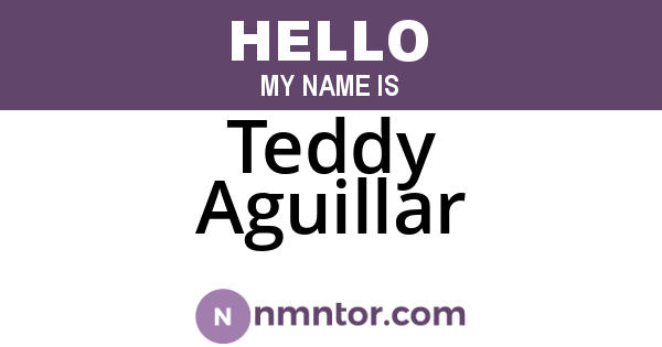 Teddy Aguillar
