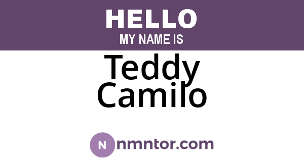 Teddy Camilo
