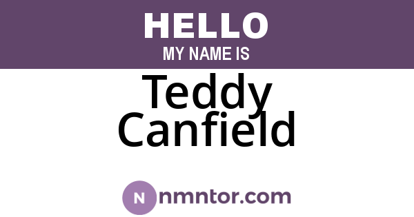 Teddy Canfield