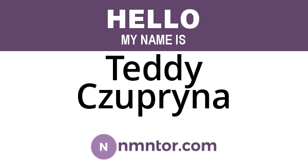 Teddy Czupryna