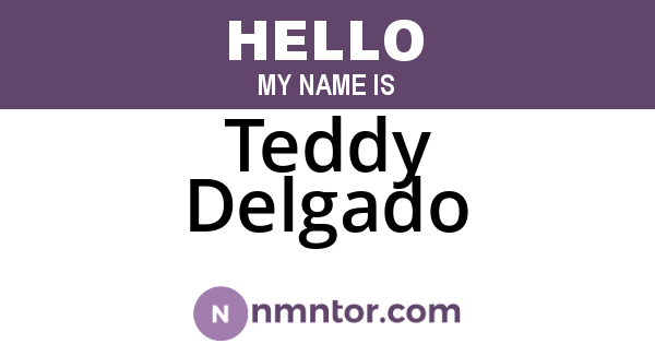 Teddy Delgado