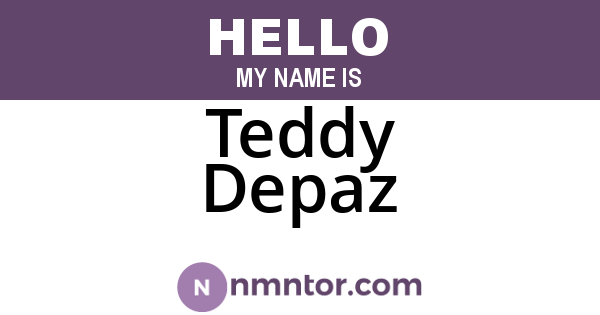 Teddy Depaz