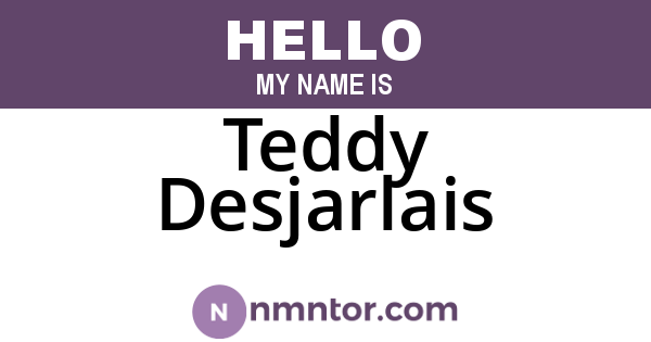 Teddy Desjarlais