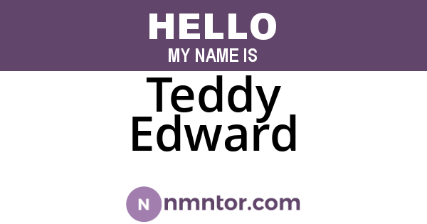 Teddy Edward