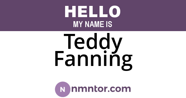 Teddy Fanning