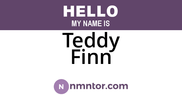 Teddy Finn