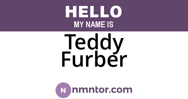 Teddy Furber