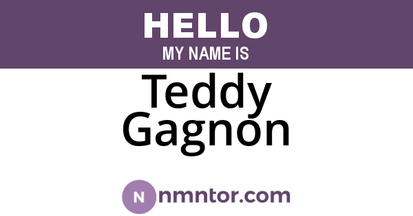 Teddy Gagnon